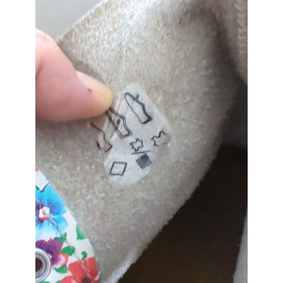 Dr. Martens Size 8 Women's White Floral Boho Combat Boots Pascal Fairy Grunge - Picture 10 of 16